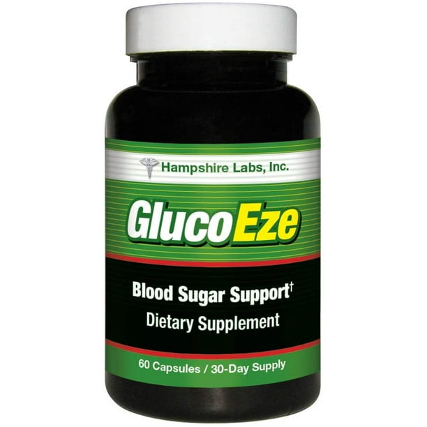 GlucoEze AllNatural Dietary Supplement Supports Healthy Blood Sugar