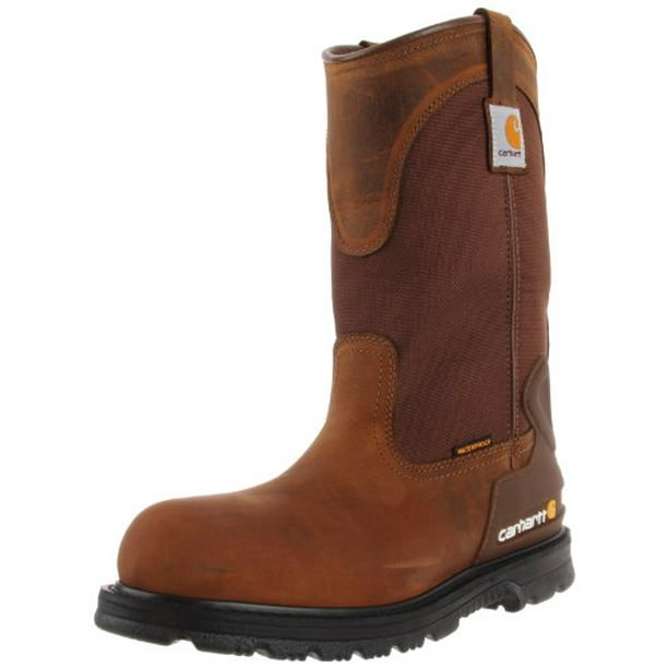 Carhartt Men s 11 Inch Waterproof Safety Toe Wellington Walmart