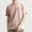 Pink, variant on yillto Mens Cotton Short Sleeve Shirts Basic Crew Neck Causal Tops with Pockets Summer Plain Tee Tshirt