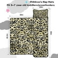 thumbnail image 5 of Zebra and Leopard Print Pattern Toddler Nap Mats for Kids Preschool,Sleeping Mat Bag or Kids,Toddler Sleeping Bag,Toddler Nap Mat or Daycare, 5 of 6