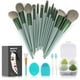 thumbnail image 1 of Koccido Brochas de maquillaje, 22 piezas, kit de maquillaje, brocha para base, brocha para sombra de ojos, juego de brochas de maquillaje (verde, juego de 22 piezas grande), 1 of 5
