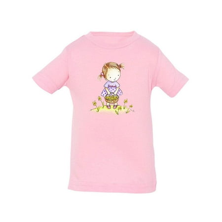 

Girl With A Flower Basket T-Shirt Infant -Image by Shutterstock 12 Months