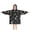 Occult Halloween Pattern, variant on Orange Halloween Cute Ghosts Blanket Hoodies for Kids 6-13YR Oversize Wearable Blanket Hoodies for Boys Girls Teens
