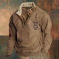thumbnail image 2 of oqasdz Mens Sweatshirt Autumn Winter Comfortable Printed Long Sleeve Hoodie Fashion Casual Relaxed Pullover,Size 5X, 2 of 3