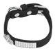 thumbnail image 4 of Collar de diamantes de imitación brillante de conejito, collar de corona de diamantes de imitación para mascotas de animales pequeños con hebilla en forma de D, corona negra XS, 4 of 5