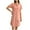 Orange, variant on Aofany Pajamas Dress For Women Nightgown Women's Home Dress Thin Style Short Sleeve Sleepwear With Chest Pad