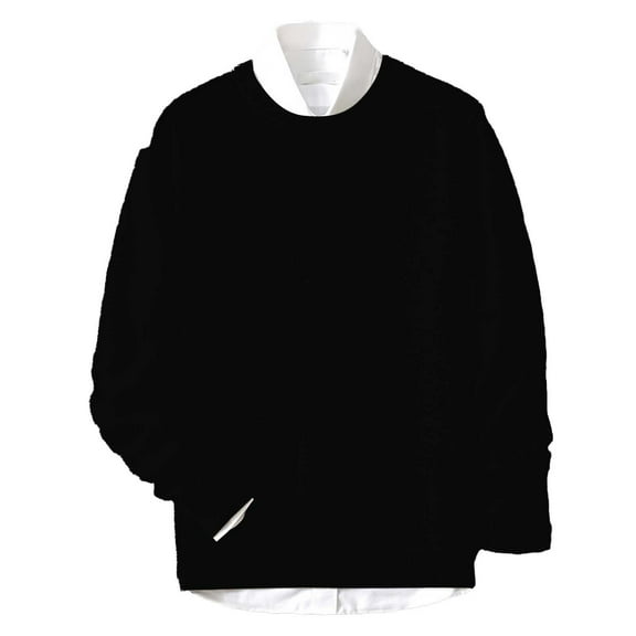 Mens Cardigan Sweaters Crewneck Long Sleeve Knit Comfort Style Mens Workout Jacket,Black,L