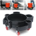 thumbnail image 5 of 220-331lbs Car Wash Creeper Dolly Cart Fit Bucket Detailing Cleaning Kit Holder 360° Rotate, 5 of 7