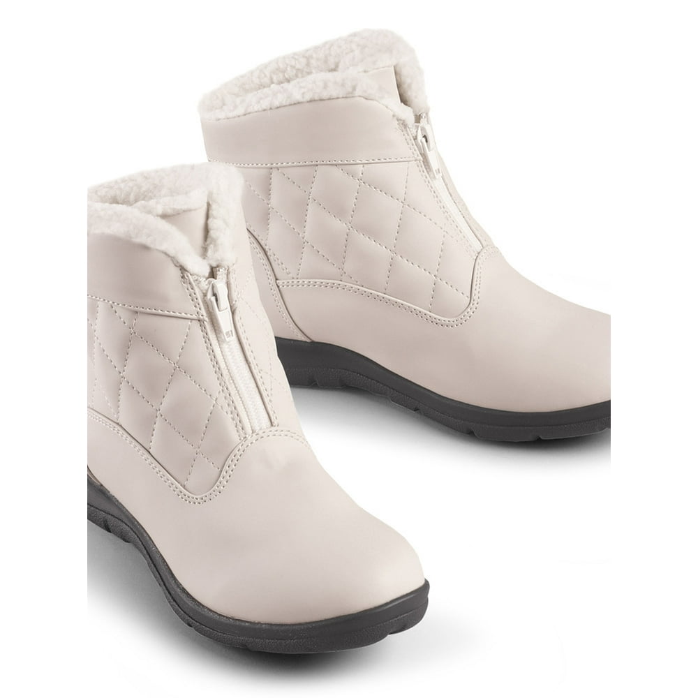 ladies snow boots with zipper