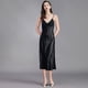 thumbnail image 4 of Pijama de tirantes de talla grande para mujer, camisón de seda helada de verano para mujer, ropa sexy larga para el hogar, 4 of 6
