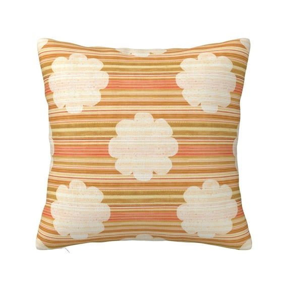 ZICANCN Floral Line Texture Decorative Throw Pillow Covers, Bed Couch Sofa Decorative Knit Pillow Covers for Living Room Farmhouse 16"x16"