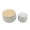 Light Gray, variant on Dtwnek Modern Round Storage Ottoman End Table with Small Seat, Dark Yellow, 25"x25"x14.7"