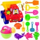 thumbnail image 1 of Juego De Herramientas De Playa De 14 Uds., Juguetes De Arena Para Niños, Herramientas De Playa De Agua Divertidas, Pala De Arena Y Cubo, Juego De Juguetes, Regalos Yuarrent OD016669-02, 1 of 6