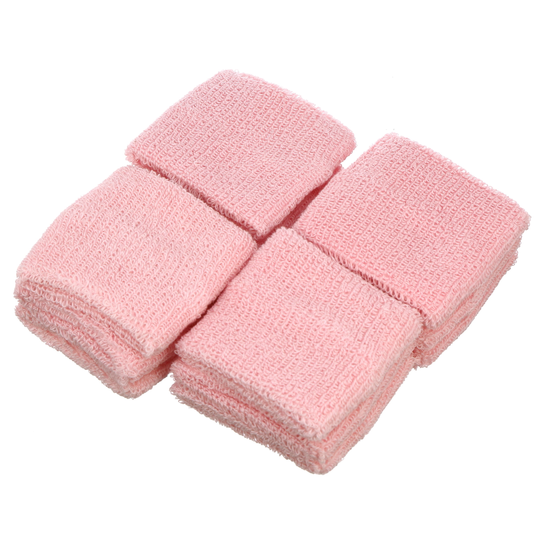 Unique Sports Athletic Performance Team Pack of 12 Wristbands (6 pair) - Pink
