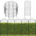 thumbnail image 2 of Patchwork Decorative Garden Fence Animal Barrier, Outdoor 38.6 "H X 10 FT Arches, 2 of 6
