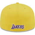 thumbnail image 4 of Men's New Era Purple/Gold Los Angeles Lakers Gameday Wordmark 59FIFTY Fitted Hat, 4 of 5