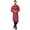 Maroon-Black, variant on Mens Designer Wear Indian Linen Bollywood Achkan Pathani Style Kurta Pyjama Set
