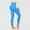 Blue, variant on TrendVibe365 Womens Leggings High Waisted Gradient Plaid Stretchy Workout Yoga Pants High Waisted Butt Lifting Leggings Tights Casual Slim Sports Trousers Soft Elegant Running Curvy Pants Blue L