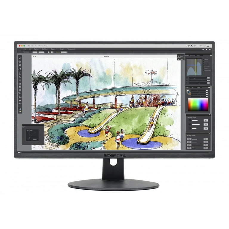 SCEPTRE 24インチ LED液晶モニター E248W-19203RT D Amazon.com: Sceptre 24-inch Professional Thin 1080p LED
