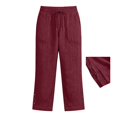 thumbnail image 2 of IMENGL Casual Cropped Pants for Women Soft Linen Summer Nine Quarter Muslim Lightweight Trousers Loose Women's Wide Leg Pant,M-XXXL, 2 of 5