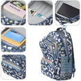 thumbnail image 4 of Paw Print Dog Bone Backpack for School,Cute School Bag,Schoolbag with Adjustable Shoulder Straps & Padded Back,16.9 Inch, 4 of 5