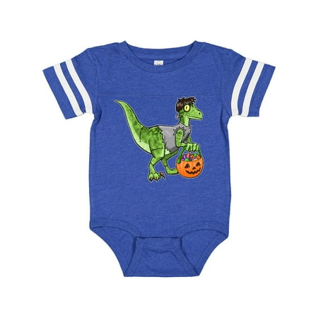 

Inktastic Trick or Treat Franken-Raptor Gift Baby Boy or Baby Girl Bodysuit