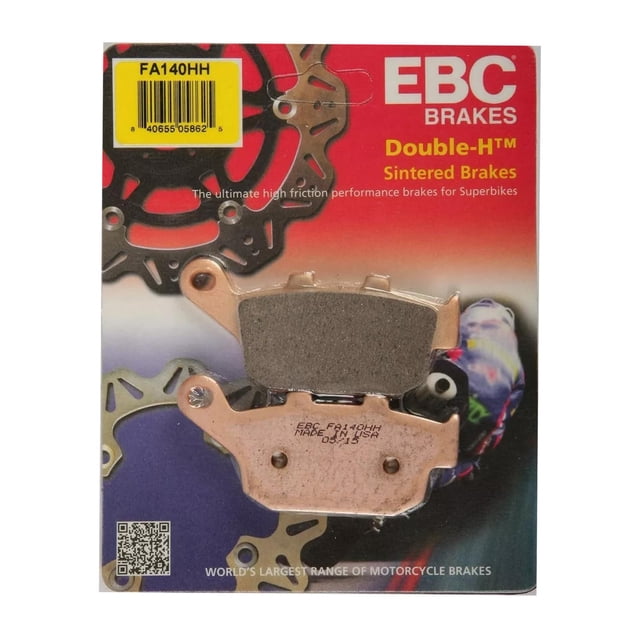 Balata para Motocicleta EBC FA140HH Negro