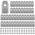 thumbnail image 1 of 45pcs robotic lawnmower replacement titanium blades with screws, 1 of 2