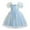 Blue, variant on Toddler Flower Girl Dress,Flower Girl Dress for Wedding,Girl Dress Kids Ruffles Lace Party Wedding Dresses Blue 3-4 Years