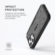 UAG iPhone 15 Pro Max Case 6.7 Pathfinder Silver Built-in Magnet Compatible with MagSafe Charging Rugged Military Grade Dropproof Protective Cover by URBAN ARMOR GEAR