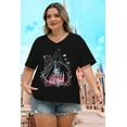 thumbnail image 4 of DEXIO Plus Size Magic Kingdom Shirts for Women Castle Graphic T Shirt Cute Holiday Shirt Princess Tee Funny Vacation Tops, 4 of 7
