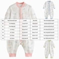 thumbnail image 3 of UAYOTSE Baby Bodysuit Long Sleeve Romper Newborn Fall Winter Pajamas Preemie Infant Boys Girls Sleepers Loungewear,Sizes 12-18 Months, 3 of 6