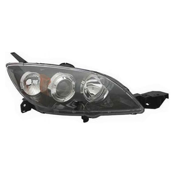 Replacement Depo 316-1131R-USH2 Passenger Side Headlight For 04-09 Mazda 3