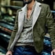 thumbnail image 2 of Hombres Casual Keep Warm Espesar Manga larga Turndown Button Chaqueta Patchwork Abrigos Pompotops oipoqjl37765, 2 of 6