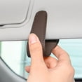 thumbnail image 3 of Soporte universal para gafas de coche Clip de gafas de sol de PU para parasol de coche (marrón) Ndcxsfigh Accesorios para autos y motos, 3 of 4