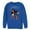 Royal Blue, variant on Men's Ralph Breaks the Internet #Shiny  Sweatshirt Charcoal Heather Small