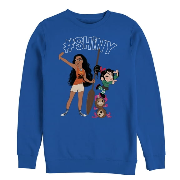 Men's Ralph Breaks the Internet #Shiny Sweatshirt Royal Blue X Large