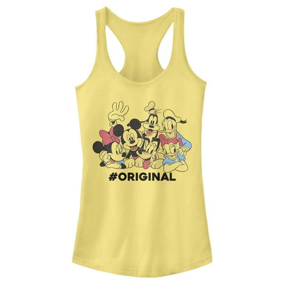 Junior's Mickey & Friends Mickey & Friends #Original Racerback Tank Top