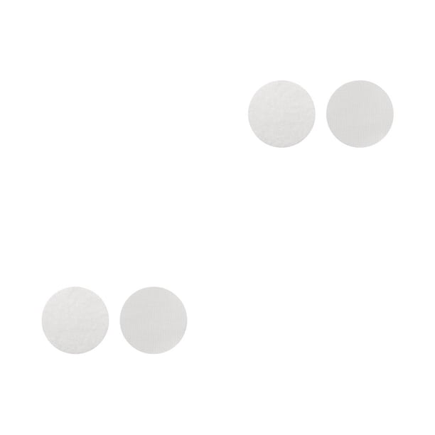 Matsuzay 1 par de pegatinas para alfombras de sofá, cinta antideslizante para alfombras, tapete de agarre DIY extraíble para el hogar, 5 cm, blanco 2piezas
