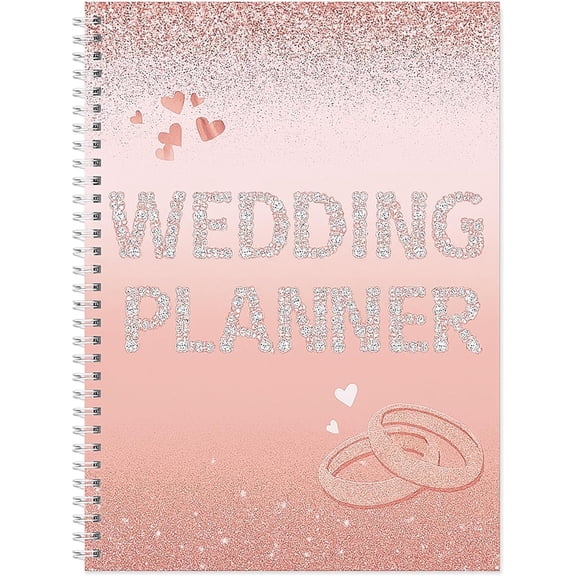 Wedding Planner Book Organizer with Checklist and Budget Sections for Bride’s Engagement