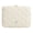 White Large, variant on 11 Inch White Puffy Cute Quilted Laptop Protective Case, Padded Floral Pillow Laptop Carrying Sleeve with Double Zipper, Shockproof Computer Bag for Women College Students Travel Work (White Small)