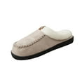 thumbnail image 2 of ATENAR Slippers for Women Fuzzy Slip On Mens Shoes indoor and Outdoor House Slipper Gray 10-10.5, 2 of 7