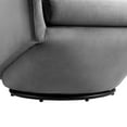 thumbnail image 6 of Swivel Armchair Chair, Grey Gray, Velvet, Living Kitchen Cafe Bistro Hospitality Restaurant, Modern Contemporary Boutique HB34558, 6 of 9