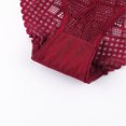 thumbnail image 6 of HUPOM Sexy Underwear For Women Women’S Underwear Briefs Low waist Comfort Waist Solid Thong Wine One Size, 6 of 9