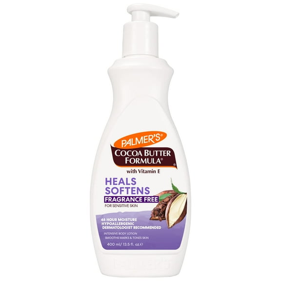 Palmer,S Cocoa Butter Formula Fragrance Free Body Lotion, 13.5 Ounce