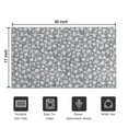 thumbnail image 5 of Gray Christmas Snowflake Pattern Door Rugs,Washable Non Slip Door Mats Indoor,Decorative Door Mats,Entry Mat Indoor for Entrance,Bedroom,Kitchen,Bathroom,17"x30", 5 of 6