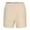 Khaki, variant on Lovskoo Athletic Shorts for Men Casual Solid Color Elastic Waist Casual Sports Fitness Shorts Olive Green