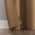 thumbnail image 5 of Sun Zero Nolan 1-Piece Energy Saving Blackout Grommet Curtain Panel, 40"X95", Sunbaked Brown, 5 of 9