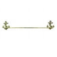 thumbnail image 2 of Handcrafted Model Ships K-9011-Gold 30 in. Cast Iron Anchor Bath Towel Holder, Rustic Gold, 2 of 3