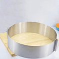 thumbnail image 4 of Lubelski 6-12 Inches Adjustable Stainless Steel Round Mousse Ring Bake Tool Cake Size Mold, 4 of 9